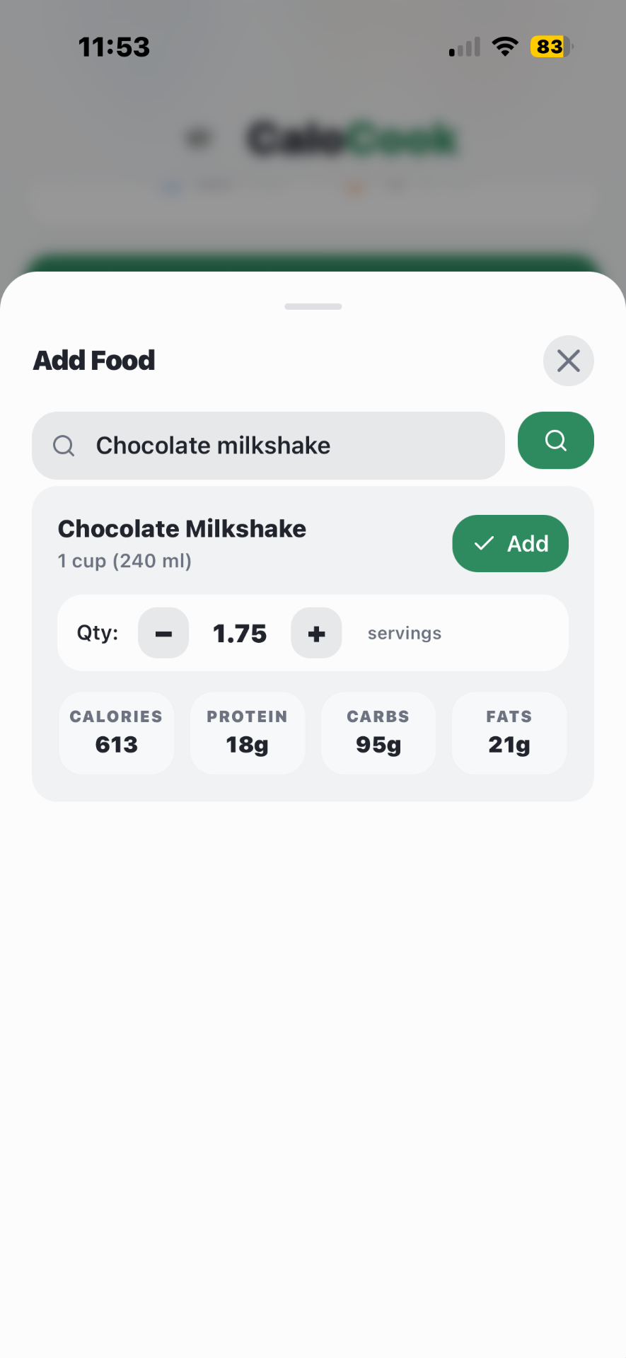 Log Anything You've Eaten screenshot